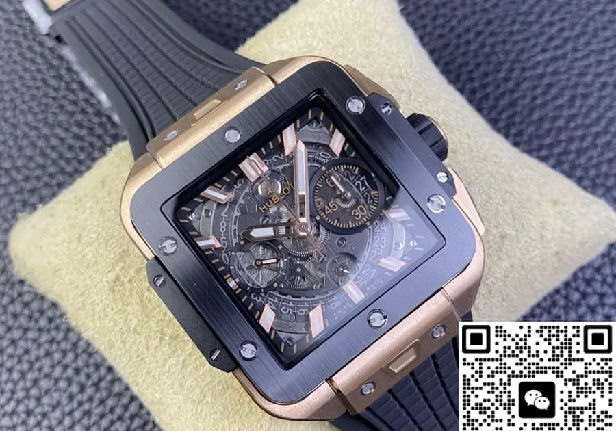 BB Factory Hublot SQUARE BANG UNICO 821.OM.0180.RX 1:1 Best Edition Replica Watch